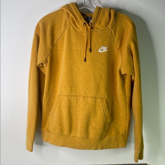 Nike Men’s Small Yellow Hoodie - 21x22” - Picture 1 of 10